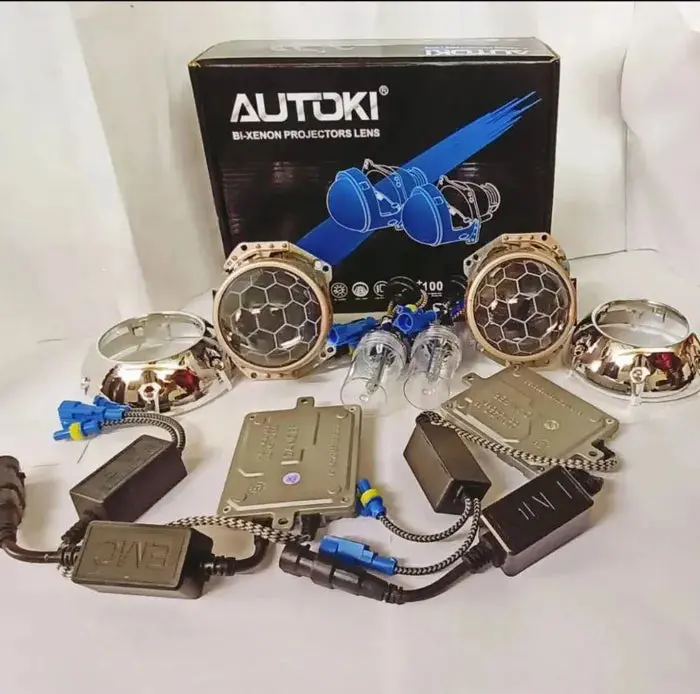 Autoki Projector With Honeycomb Design 1
