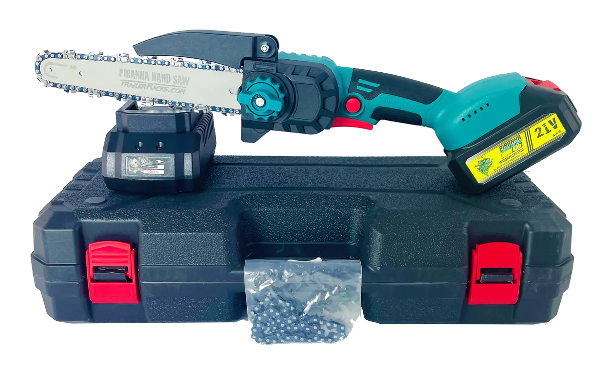 Scratch & Dent | Battery-Powered Mini Chainsaw | Piranha Series | Php21-Snd 1