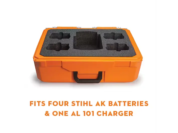 Stihl | Battery Case Inserts | Case With Insert Holds (1) Al 101 Charger & (4) Ak Batteries (7010 871 0029) 1
