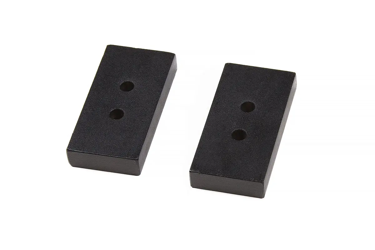 Rear Lift Blocks - Dual Pin - Steel | 1 Inch Lift | 3In Wide | Universal Fitment 1