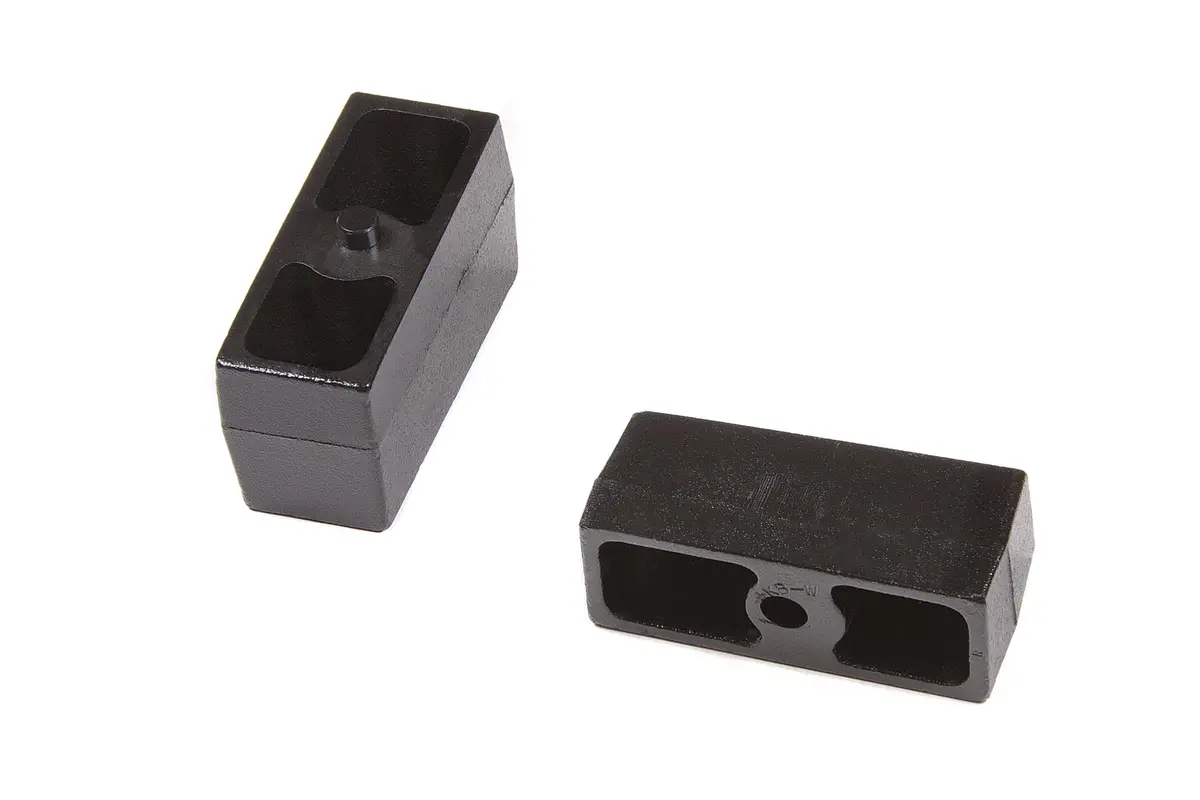 Rear Lift Blocks - 5/8 In Pin - Cast Iron | 2 Inch Lift | Universal Fitment 1
