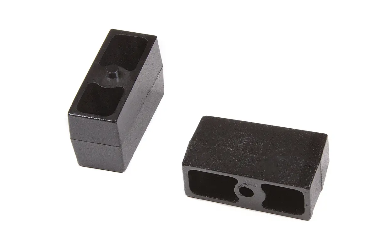 Rear Lift Blocks - 5/8 In Pin - Cast Iron | 3 Inch Lift | Universal Fitment 1