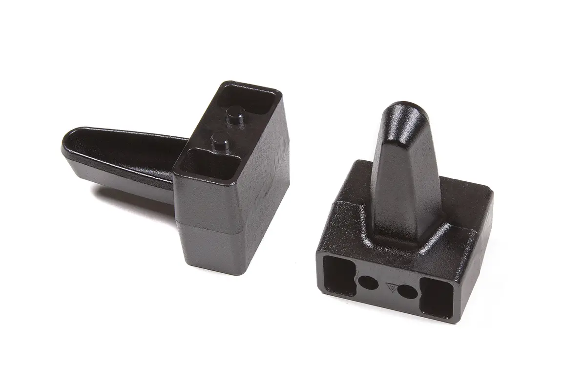 Rear Lift Blocks W/ Wing - Steel | 5 Inch Lift | Ford F250/F350 Super Duty (08-12) 1