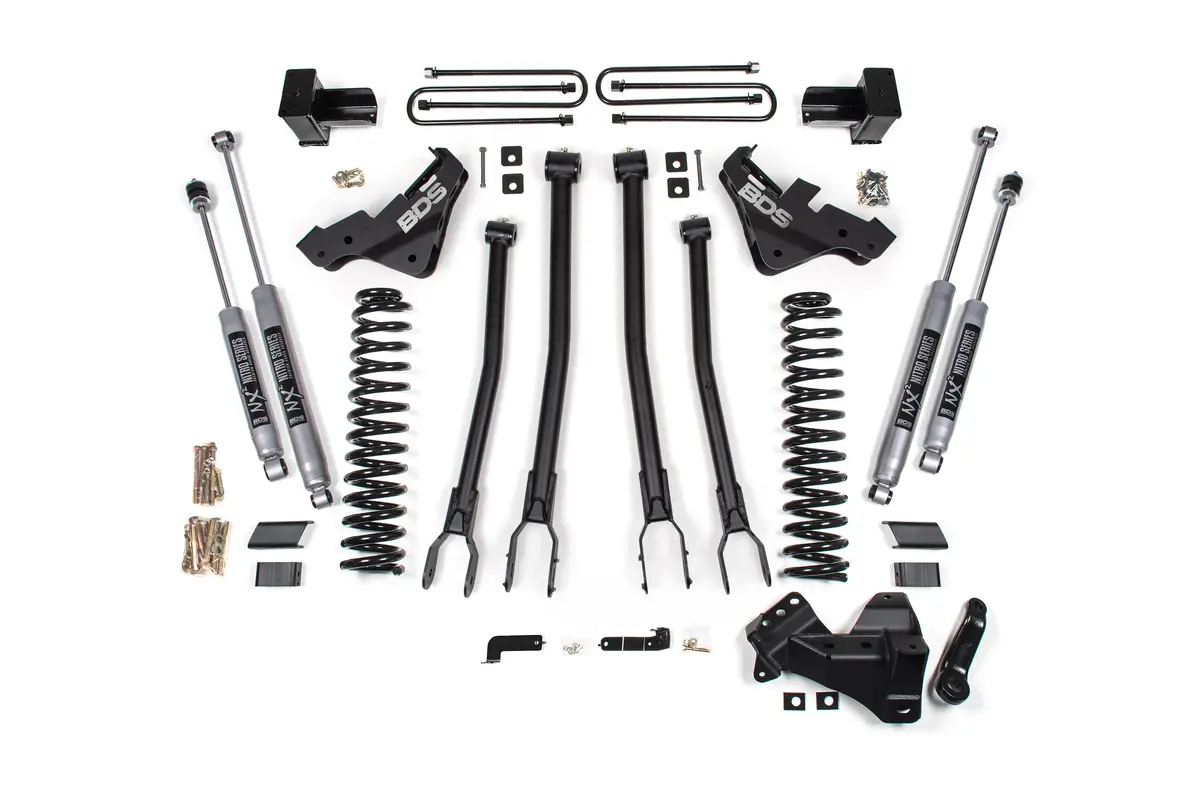 4 Inch Lift Kit W/ 4-Link | Ford F450 Super Duty (23-26) 4Wd 3