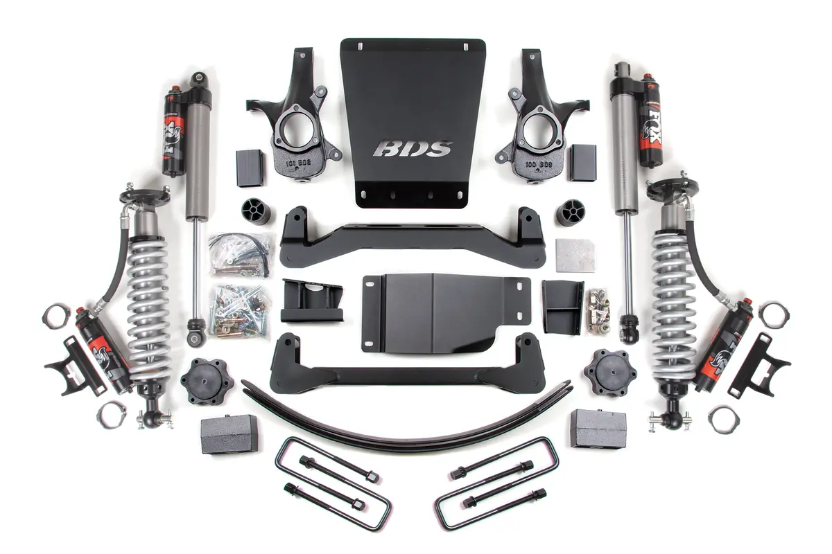 6 Inch Lift Kit | Fox Performance Elite Coilover | Chevy Silverado Or Gmc Sierra 1500 (07-13) 4Wd 1
