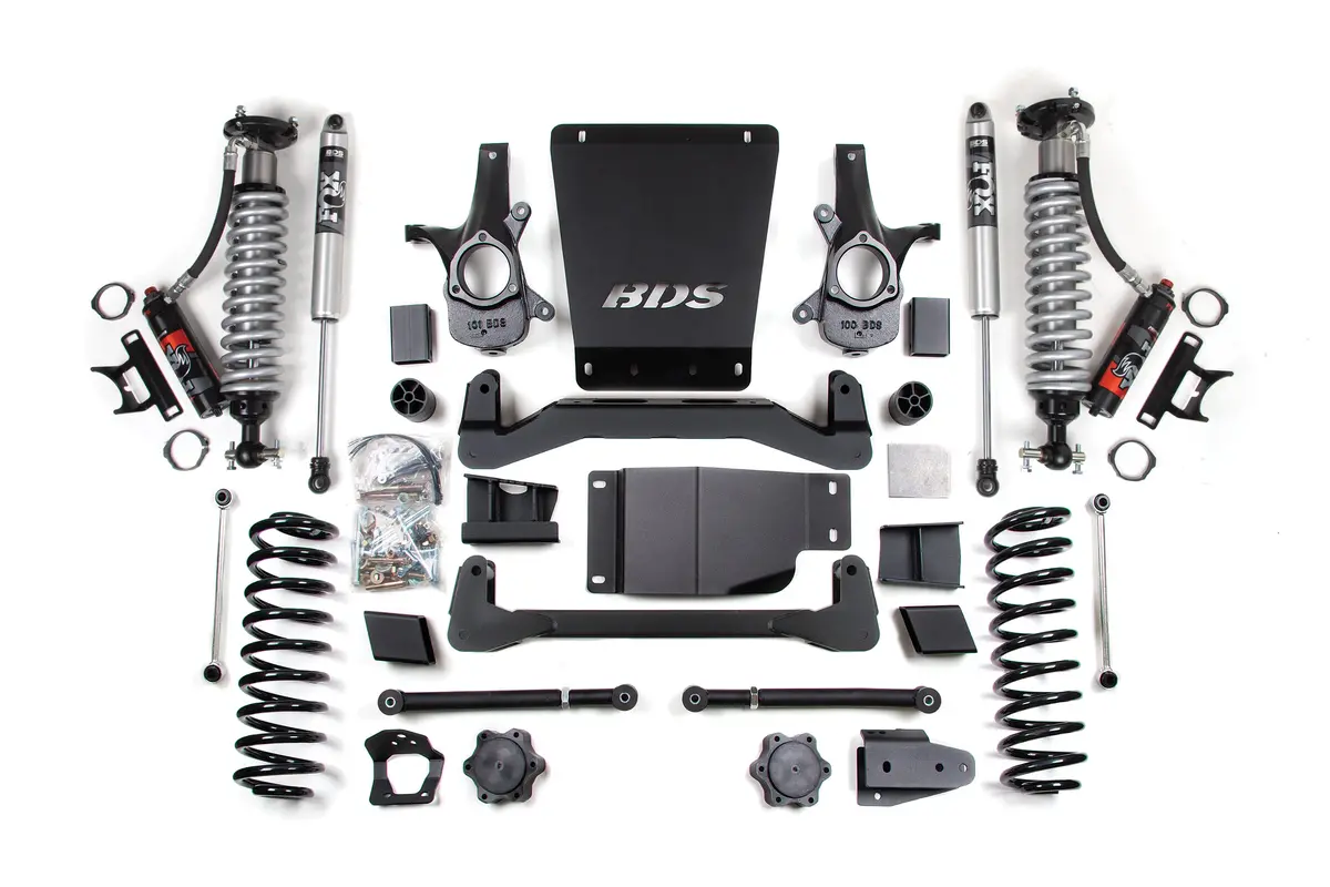 6 Inch Lift Kit | Fox 2.5 Performance Elite Coil-Over | Chevy/Gmc Avalanche, Surburban, Tahoe, Or Yukon 1500 (07-14) 4Wd 1