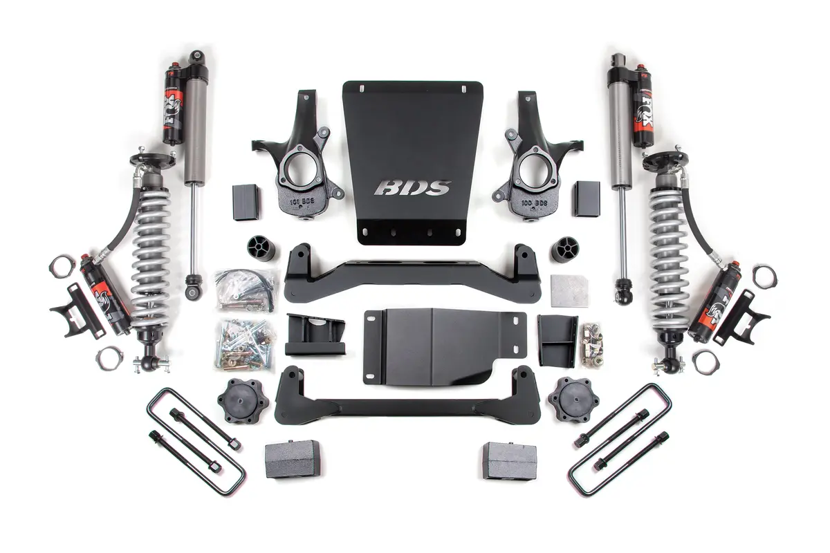 4 Inch Lift Kit | Fox Performance Elite Coilover | Chevy Silverado Or Gmc Sierra 1500 (07-13) 4Wd 1