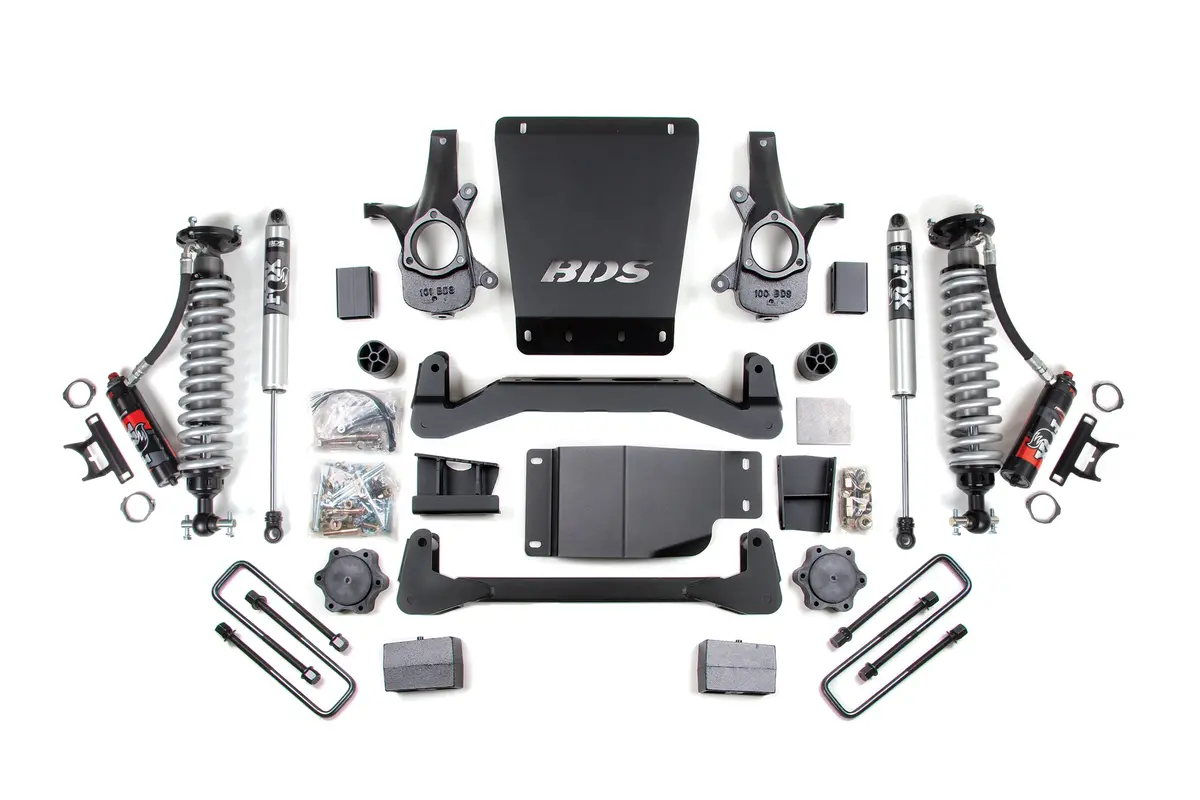 4 Inch Lift Kit | Fox Performance Elite Coilover | Chevy Silverado Or Gmc Sierra 1500 (07-13) 4Wd 2