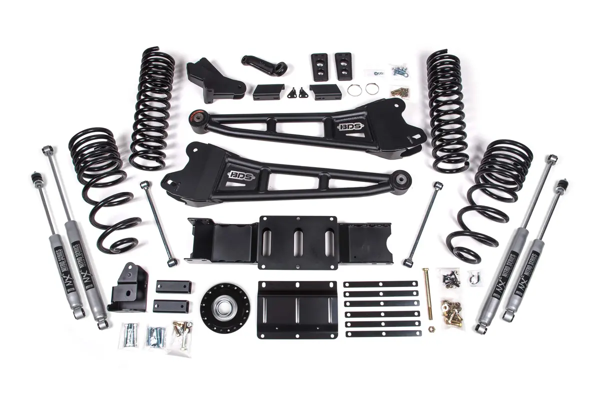 4 Inch Lift Kit W/ Radius Arm | Extended Travel | Ram 2500 (25-26) 4Wd | Diesel 3