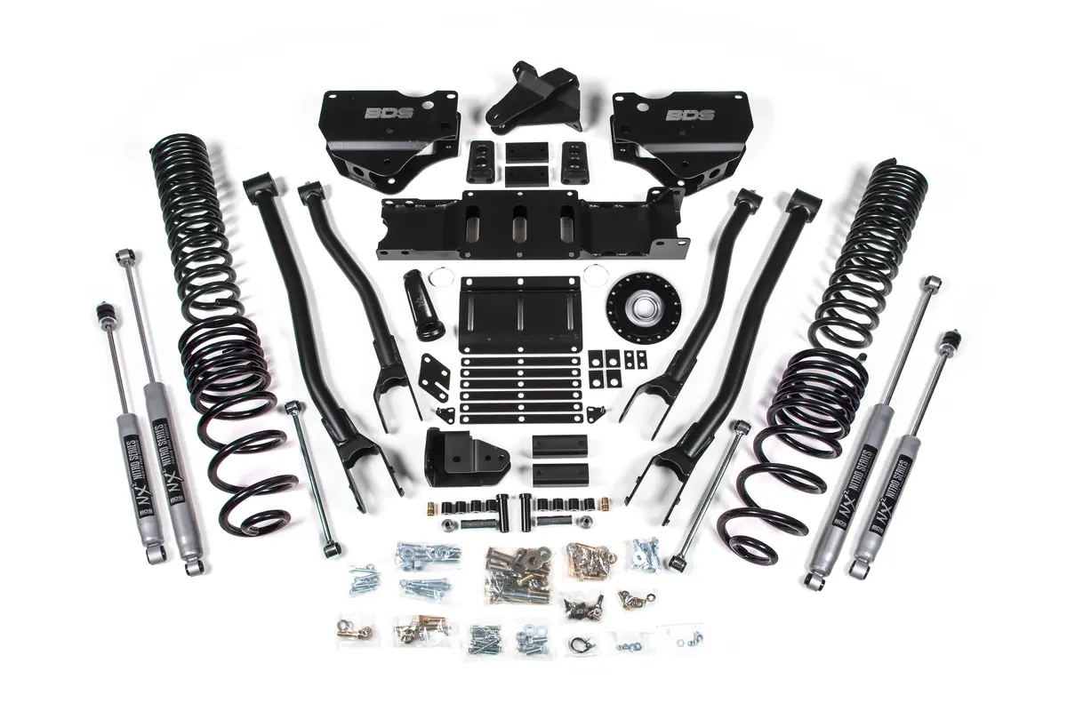 4 Inch Lift Kit W/ 4-Link | Extended Travel | Ram 2500 (25-26) 4Wd | Diesel 3