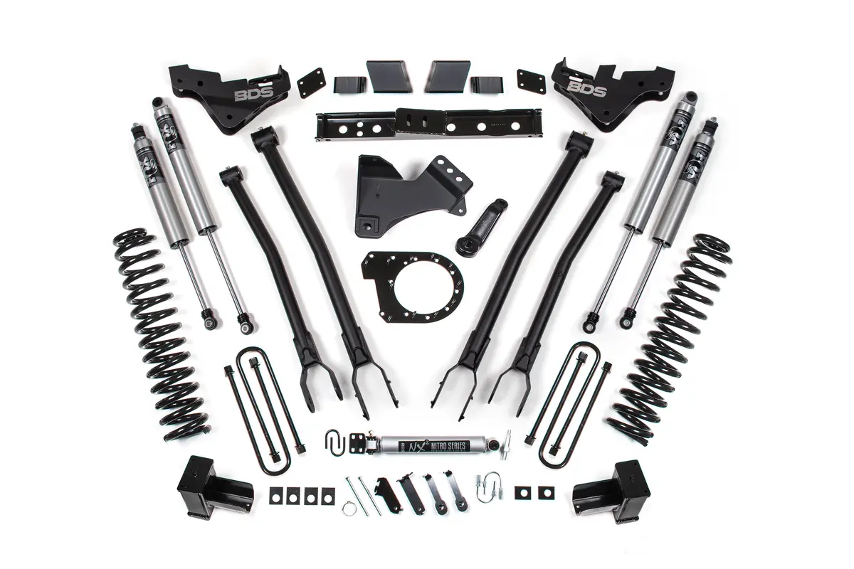7 Inch Lift Kit W/ 4-Link | Ford F350 Super Duty Drw (23-26) 4Wd | Diesel 3
