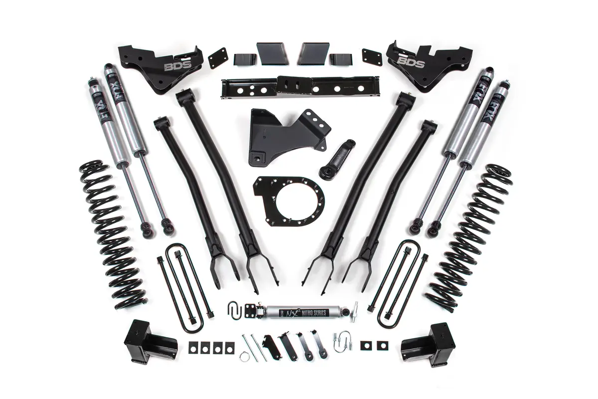 7 Inch Lift Kit W/ 4-Link | Ford F350 Super Duty Drw (23-26) 4Wd | Diesel 4
