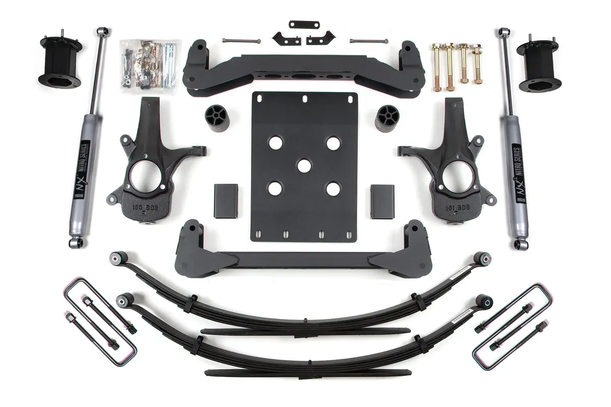 6 Inch Lift Kit | Chevy Silverado Or Gmc Sierra 1500 (07-13) 2Wd 4