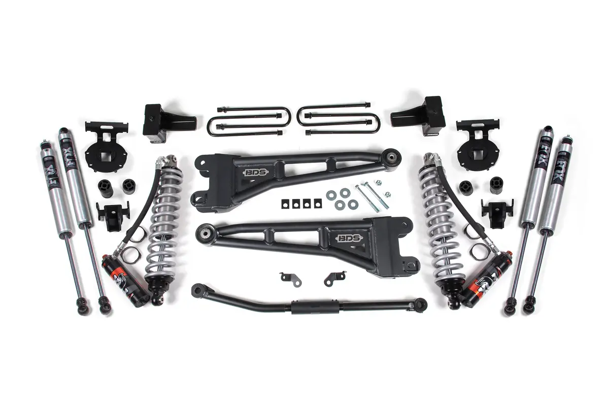 2.5 Inch Lift Kit W/ Radius Arm | Fox 2.5 Performance Elite Coilover Conversion | Ford F250/F350 Super Duty (11-16) 4Wd | Diesel 2