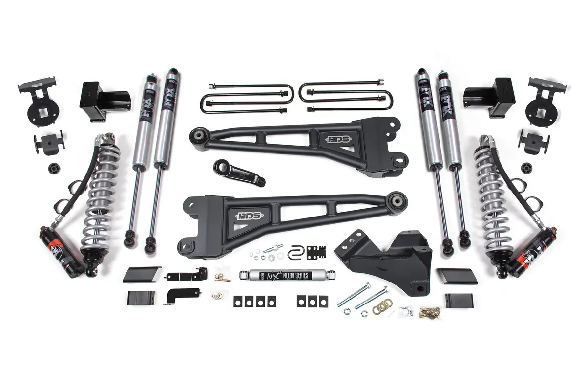 5 Inch Lift Kit W/ Radius Arm | Fox 2.5 Performance Elite Coil-Over Conversion | Ford F250/F350 Super Duty (20-22) 4Wd | Diesel 1