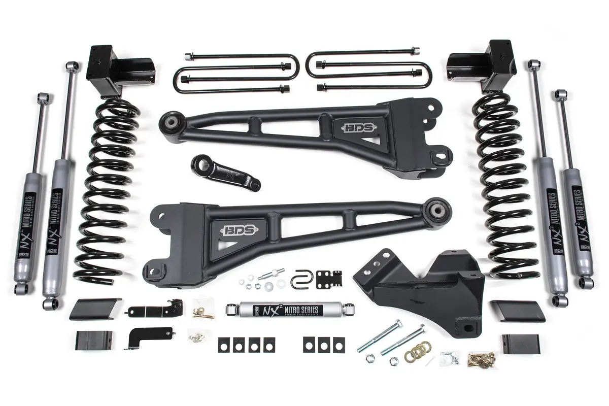 4 Inch Lift Kit W/ Radius Arm | Ford F250/F350 Super Duty (17-19) 4Wd | Diesel 2