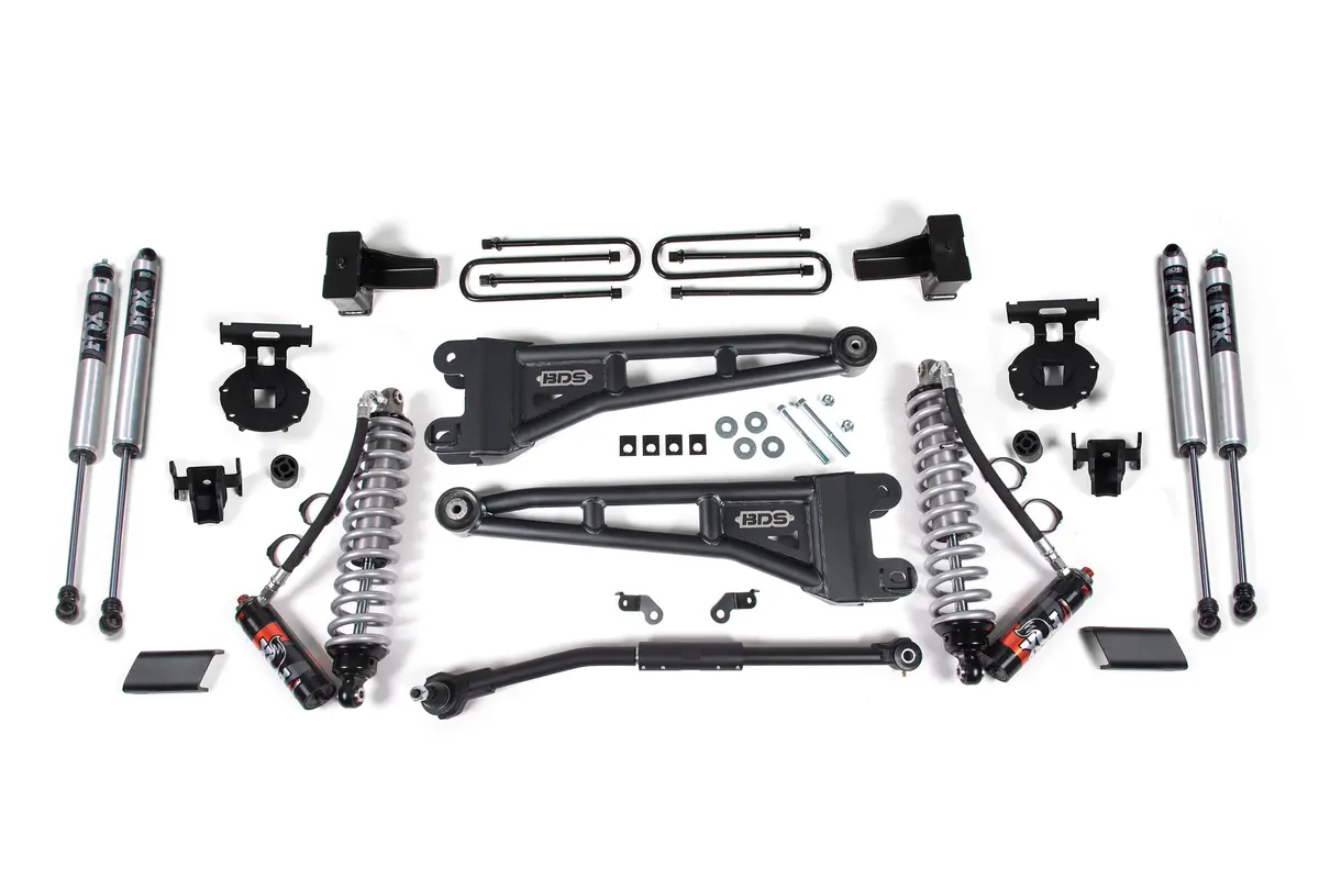 2.5 Inch Lift Kit W/ Radius Arm | Fox 2.5 Performance Elite Coil-Over Conversion | Ford F250/F350 Super Duty (17-19) 4Wd | Diesel 1