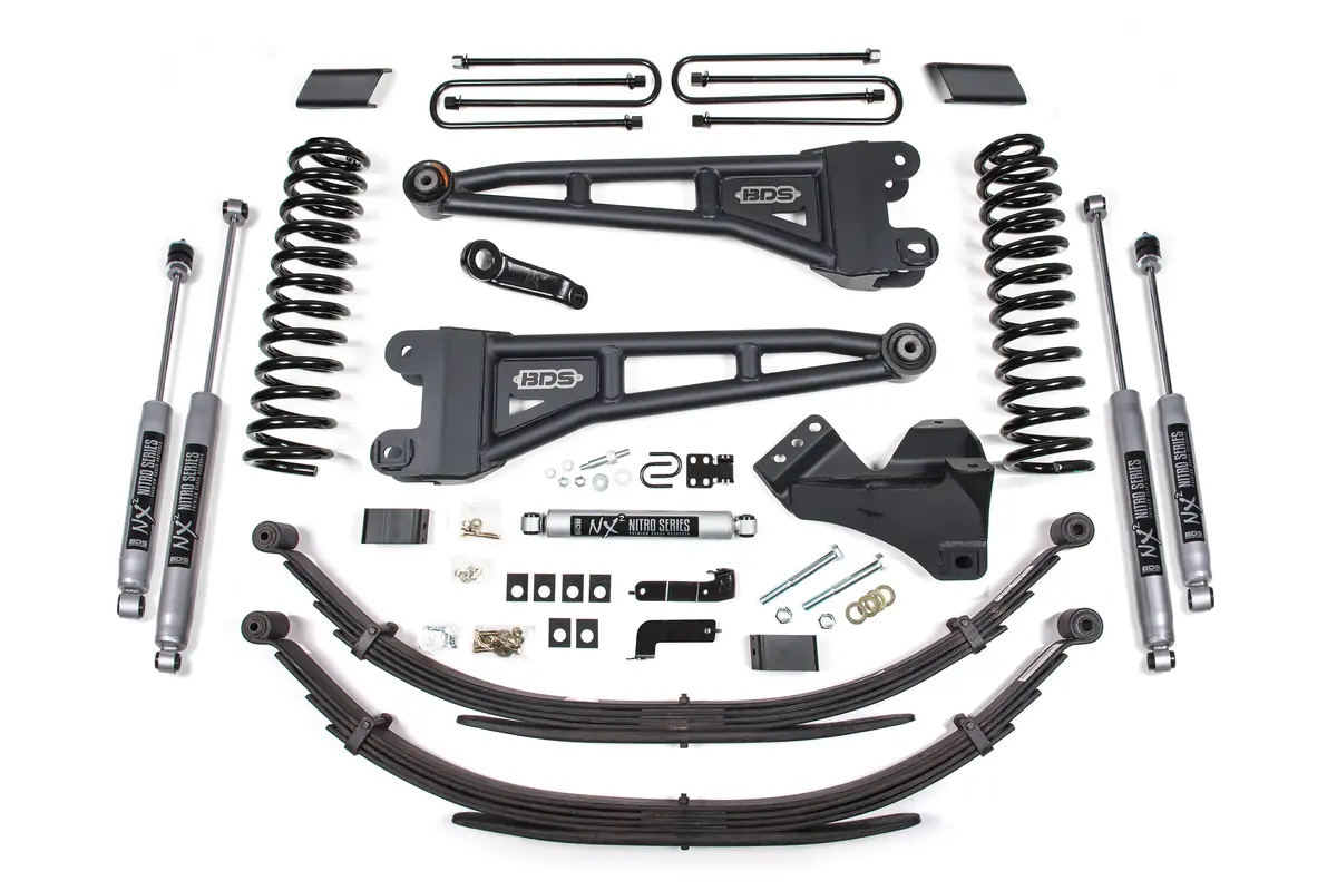 4 Inch Lift Kit W/ Radius Arm | Ford F250/F350 Super Duty (17-19) 4Wd | Diesel 4