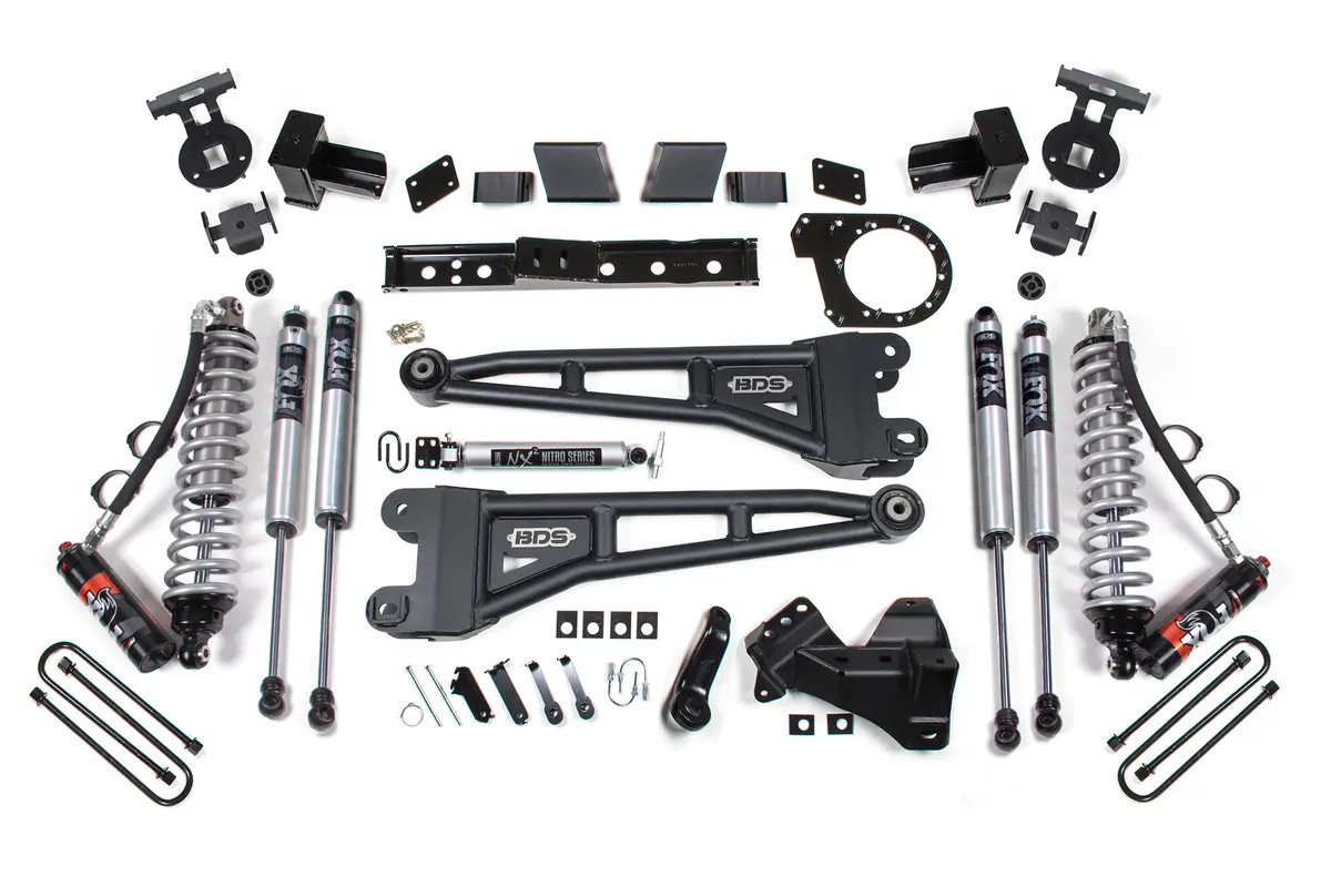 7 Inch Lift Kit W/ Radius Arm | Fox 2.5 Performance Elite Coil-Over Conversion | Ford F250/F350 Super Duty (20-22) 4Wd | Diesel 1