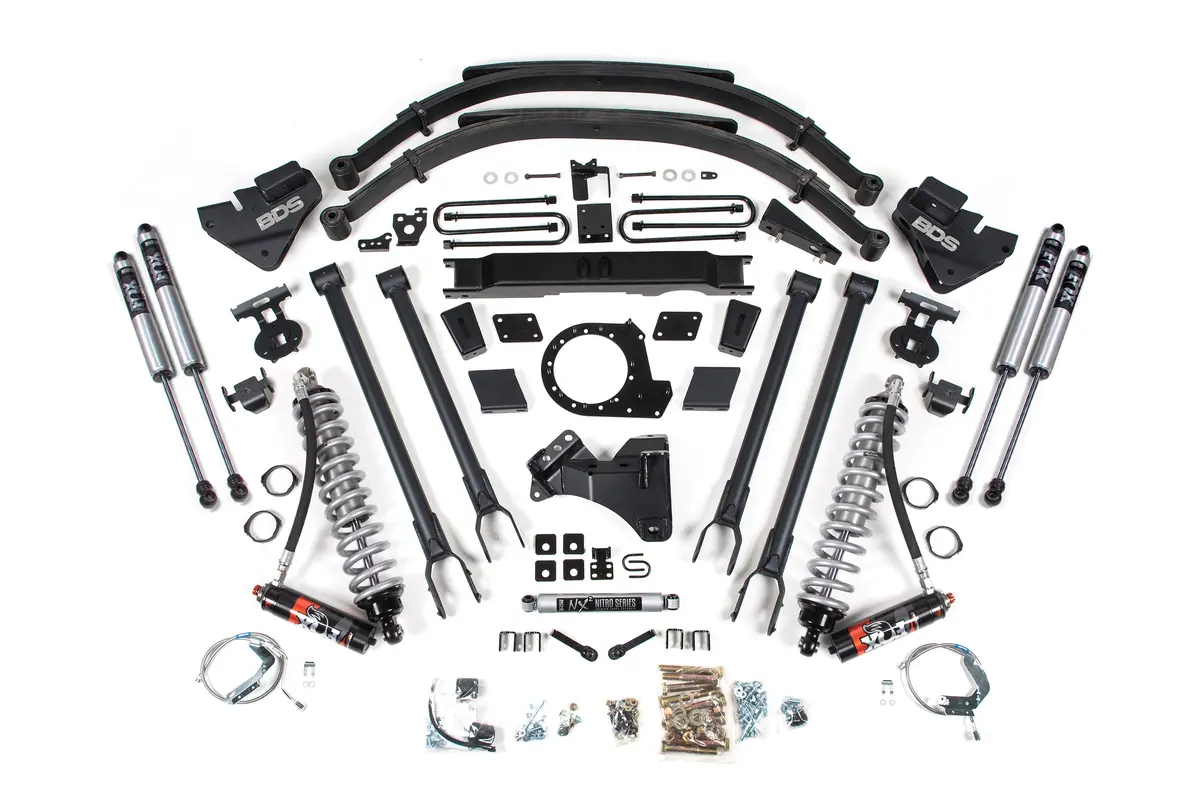 9 Inch Lift Kit W/ 4-Link | Fox 2.5 Performance Elite Coil-Over Conversion | Ford F250/F350 Super Duty (20-22) 4Wd | Diesel 1