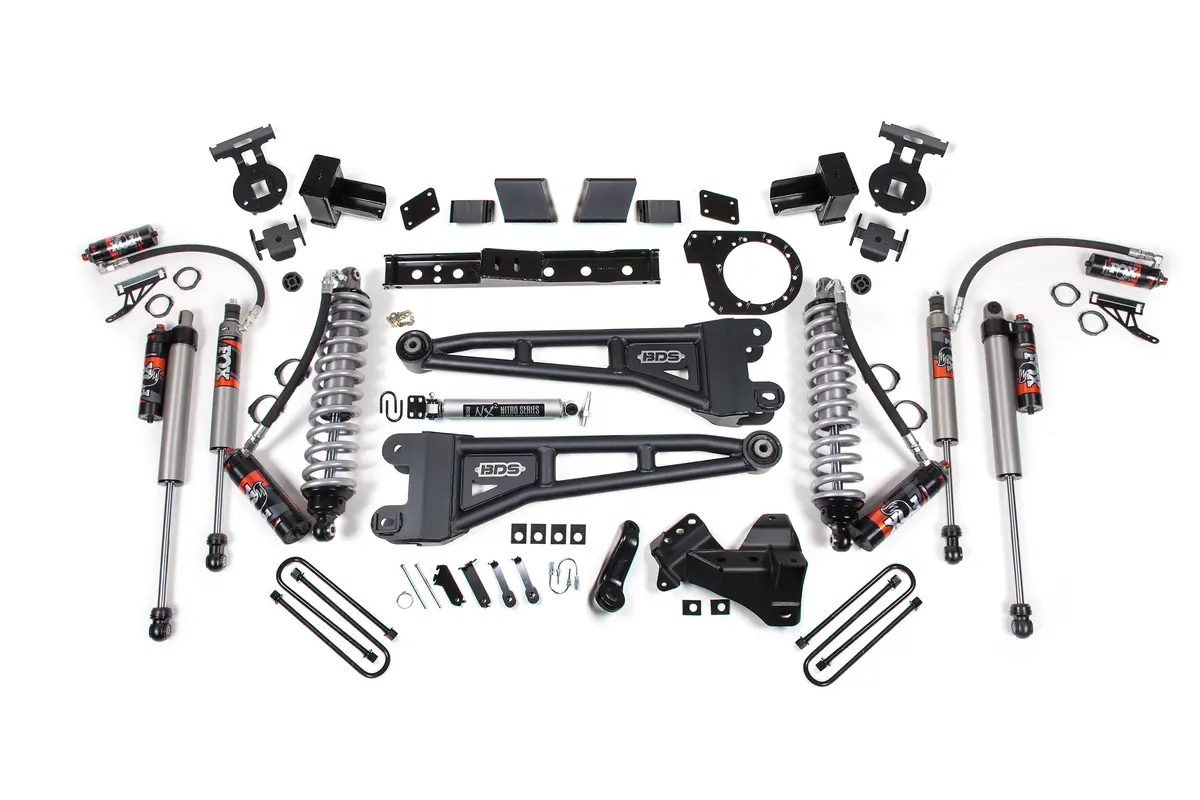 7 Inch Lift Kit W/ Radius Arm | Fox 2.5 Performance Elite Coil-Over Conversion | Ford F250/F350 Super Duty (20-22) 4Wd | Diesel 3