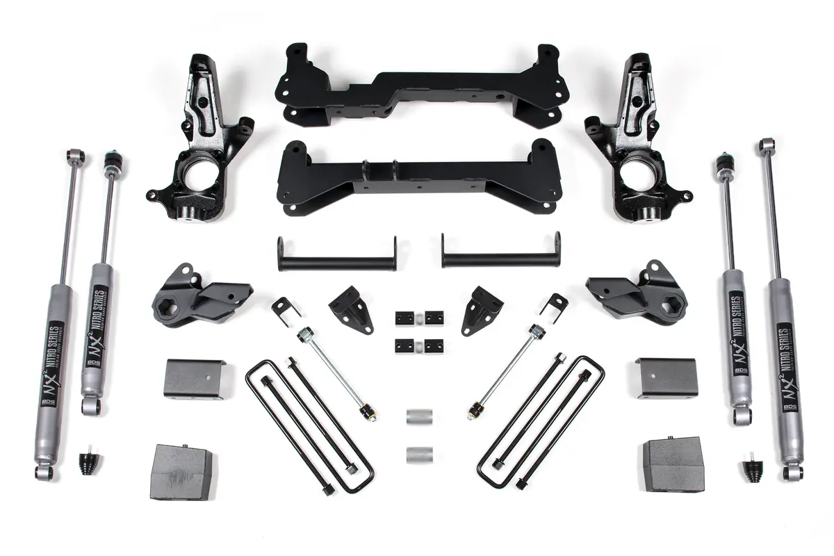 7 Inch Lift Kit | Chevy Silverado Or Gmc Sierra 2500Hd (01-10) 2Wd 2