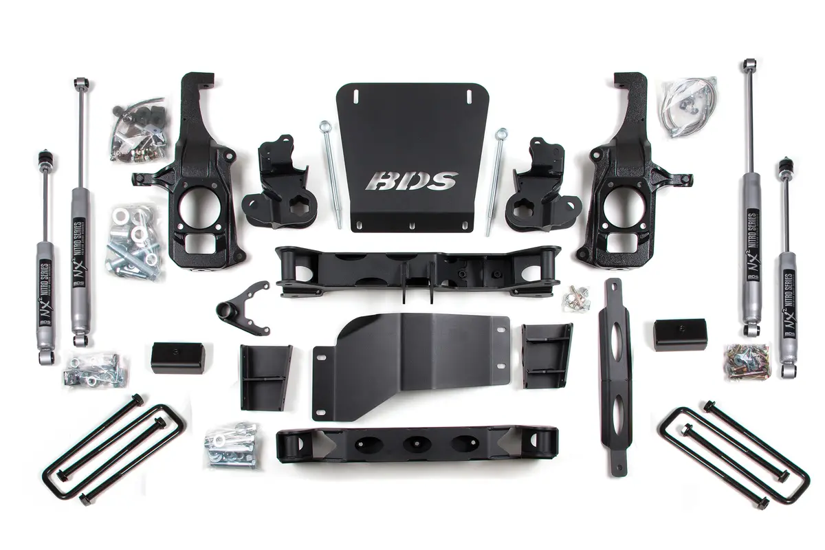 6.5-Inch Suspension Lift Kit Compatible with 2011–2019 Chevrolet Silverado 2500HD/3500 & GMC Sierra 2500HD/3500