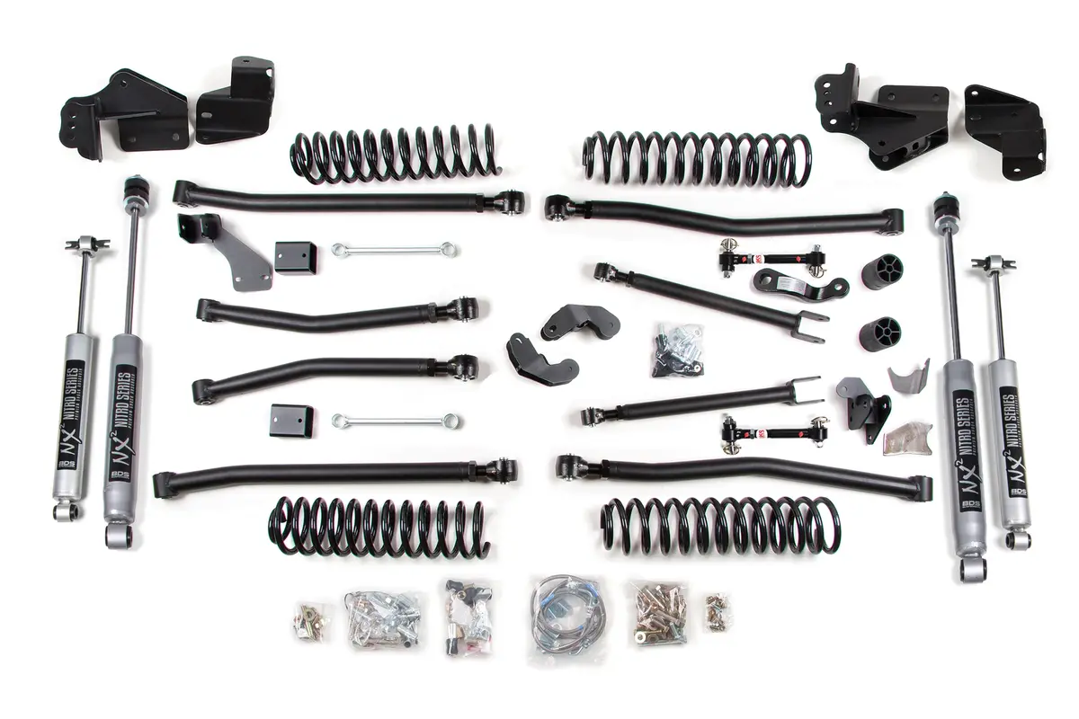 4.5 Inch Lift Kit | Long Arm | Jeep Wrangler Jk (07-18) 4-Door 3