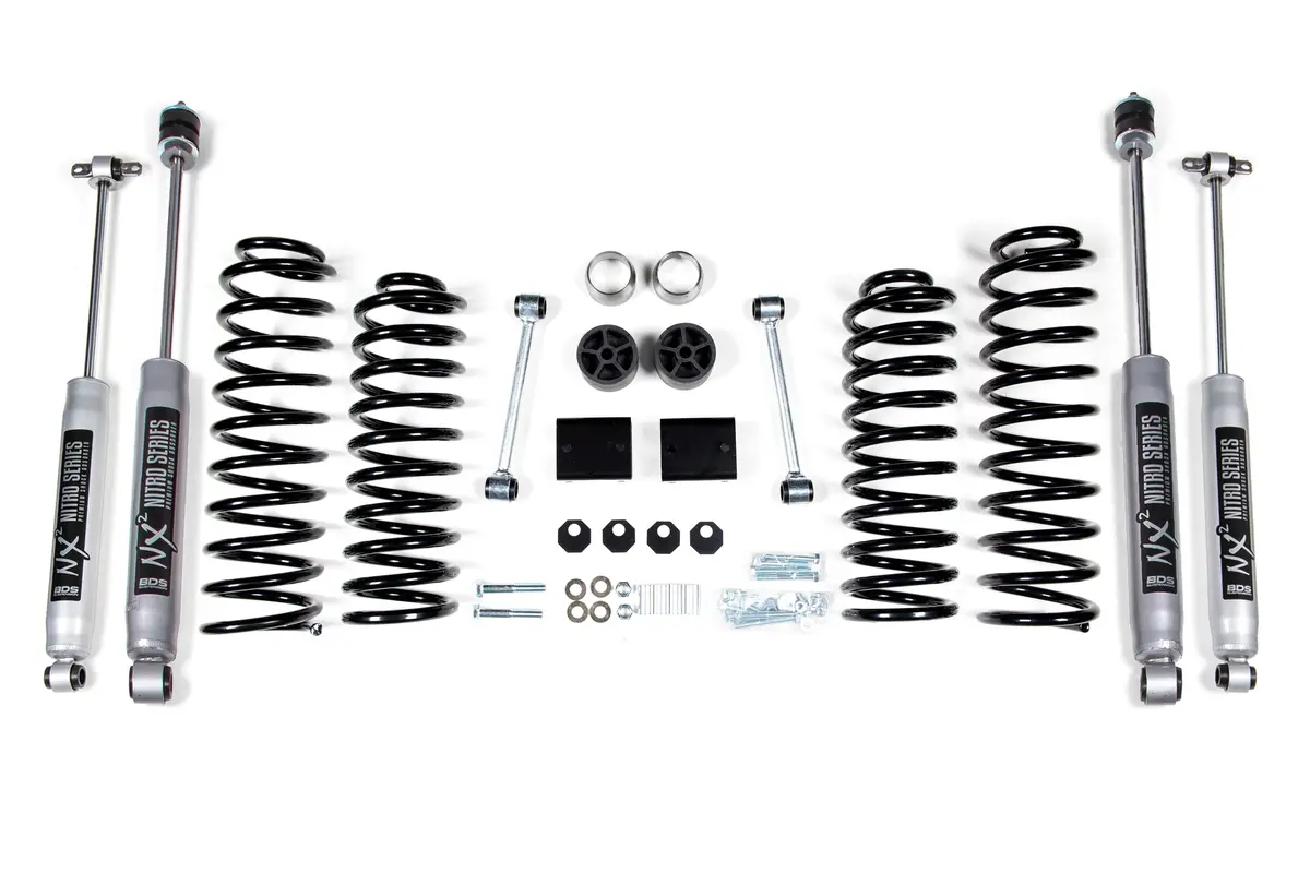 2 Inch Lift Kit | Coil Spring | Jeep Wrangler Jk (12-18) 4-Door 2
