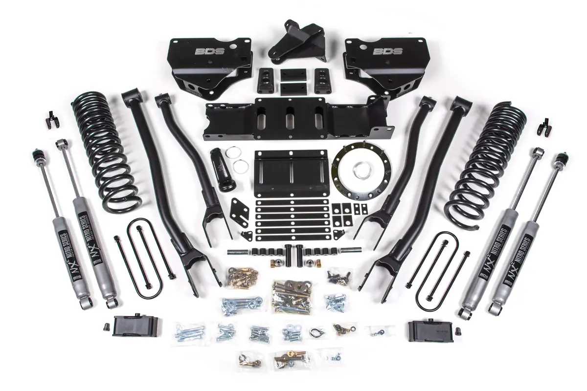 4 Inch Lift Kit W/ 4-Link | Ram 3500 (19-24) 4Wd | Diesel 1