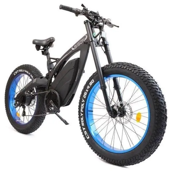 Ecotric Bison Big Fat Tire E-Bike - 1000 Watt, 48V 2