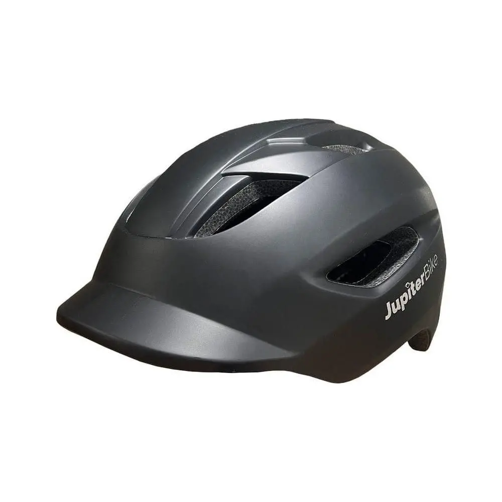 Jupiterbike Men's Helmet (Black) With Built In Rear Light 1