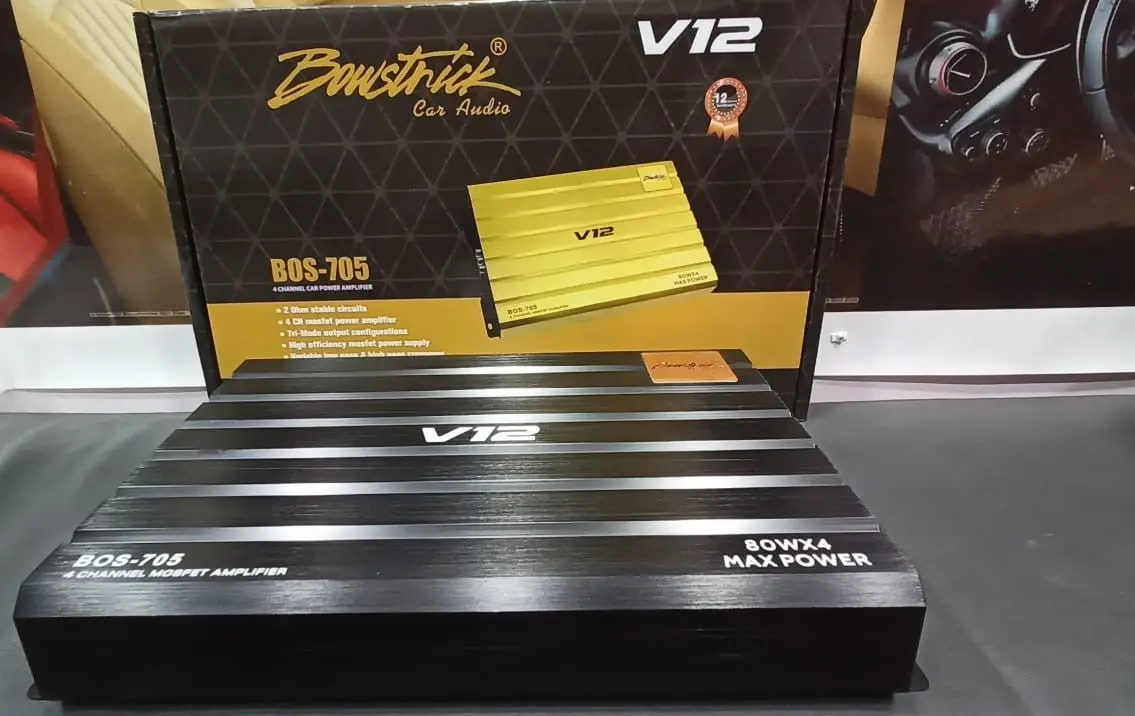 Bowstrick 4 Channel Car Amplifier 1