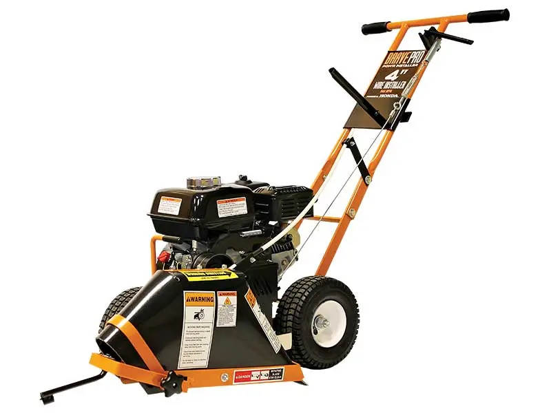 Bravepro Wire Installer W/ Honda Gx160 Commercial Engine (Brpt4h) 1