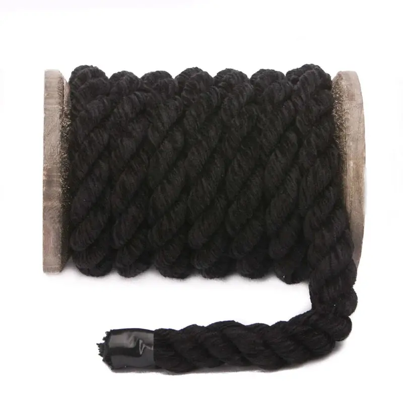 Twisted Chenille Rope (Black) 1