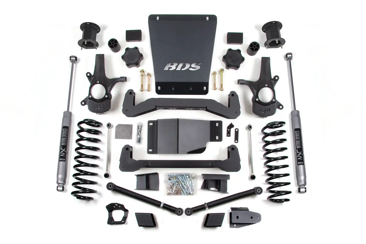 6.5 Inch Lift Kit | Chevy/Gmc Avalanche, Suburban, Tahoe, Or Yukon 1500 (07-14) 4Wd 2