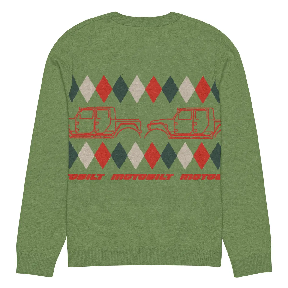 Sleigh-Free Santa, Offroad Edition Christmas Sweater 8