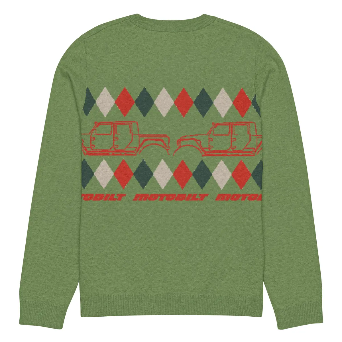 Sleigh-Free Santa, Offroad Edition Christmas Sweater 2