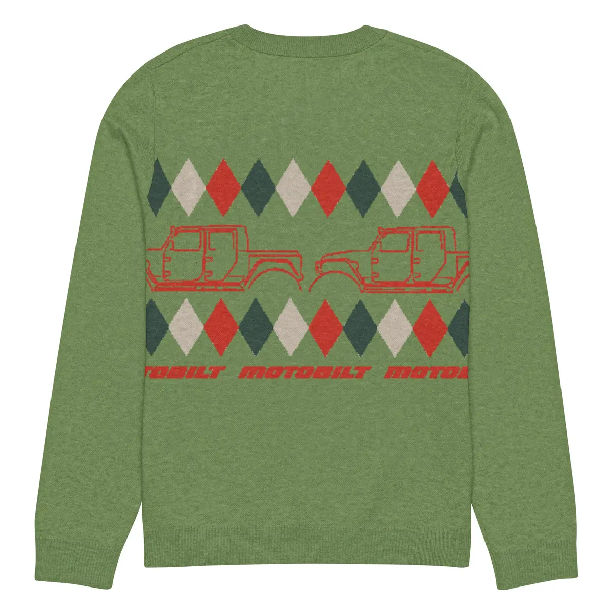 Sleigh-Free Santa, Offroad Edition Christmas Sweater 6