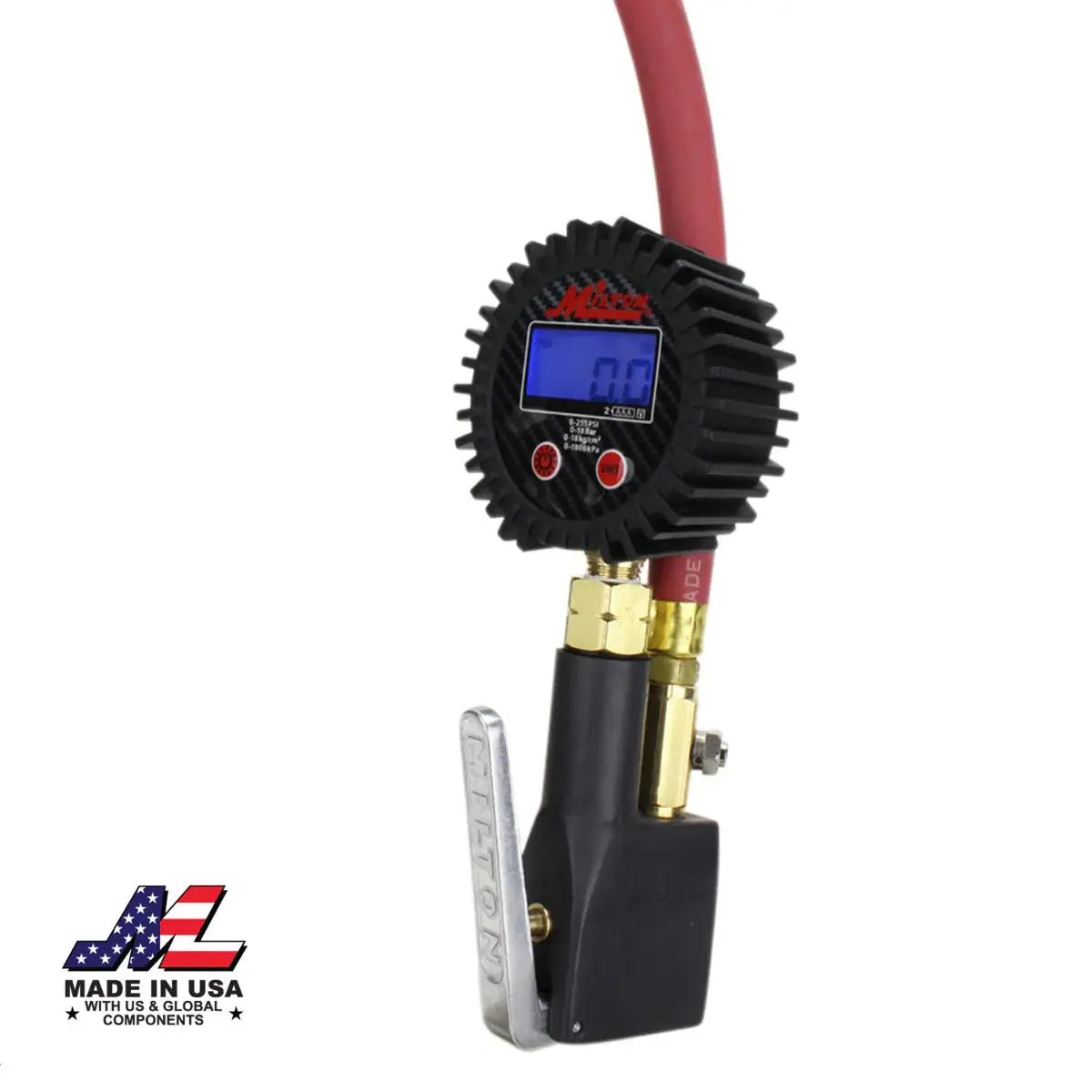 Compact Digital Tire Inflator With Pressure Gauge (255 Psi) 1