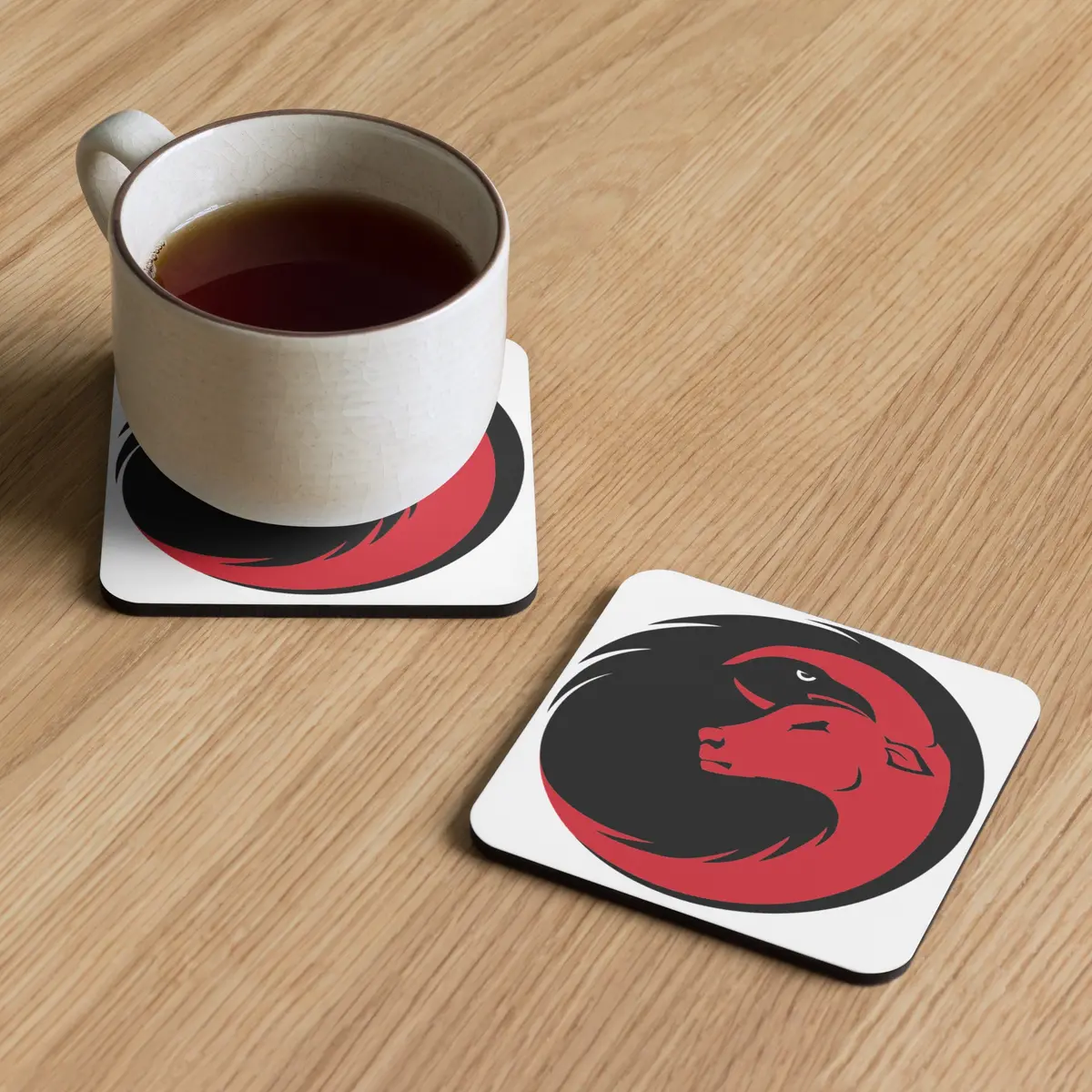 Ravenox Cork-Back Coaster 1