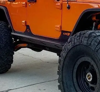 Crusher Rocker Guards W/ Step For Jeep Jku 4 Door 1