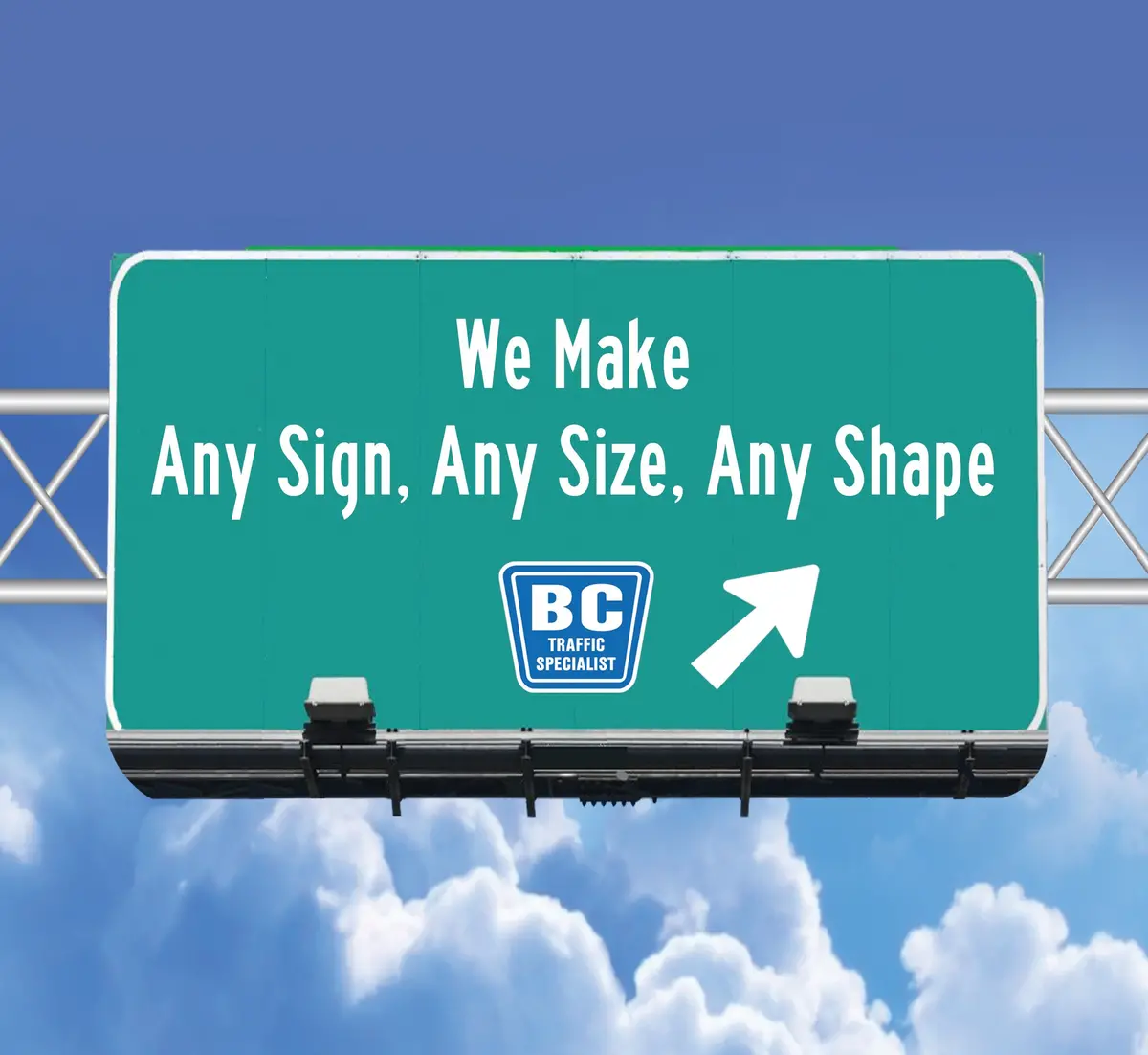 Custom Sign Dg 45X72 W/Ag .080 1