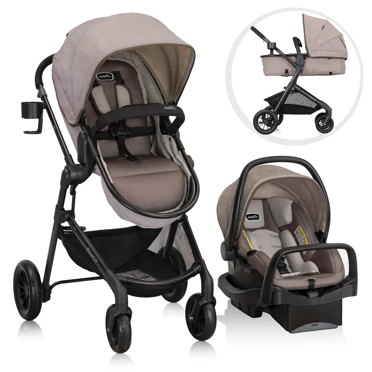 Pivot Modular Travel System With Litemax Infant Car Seat 4