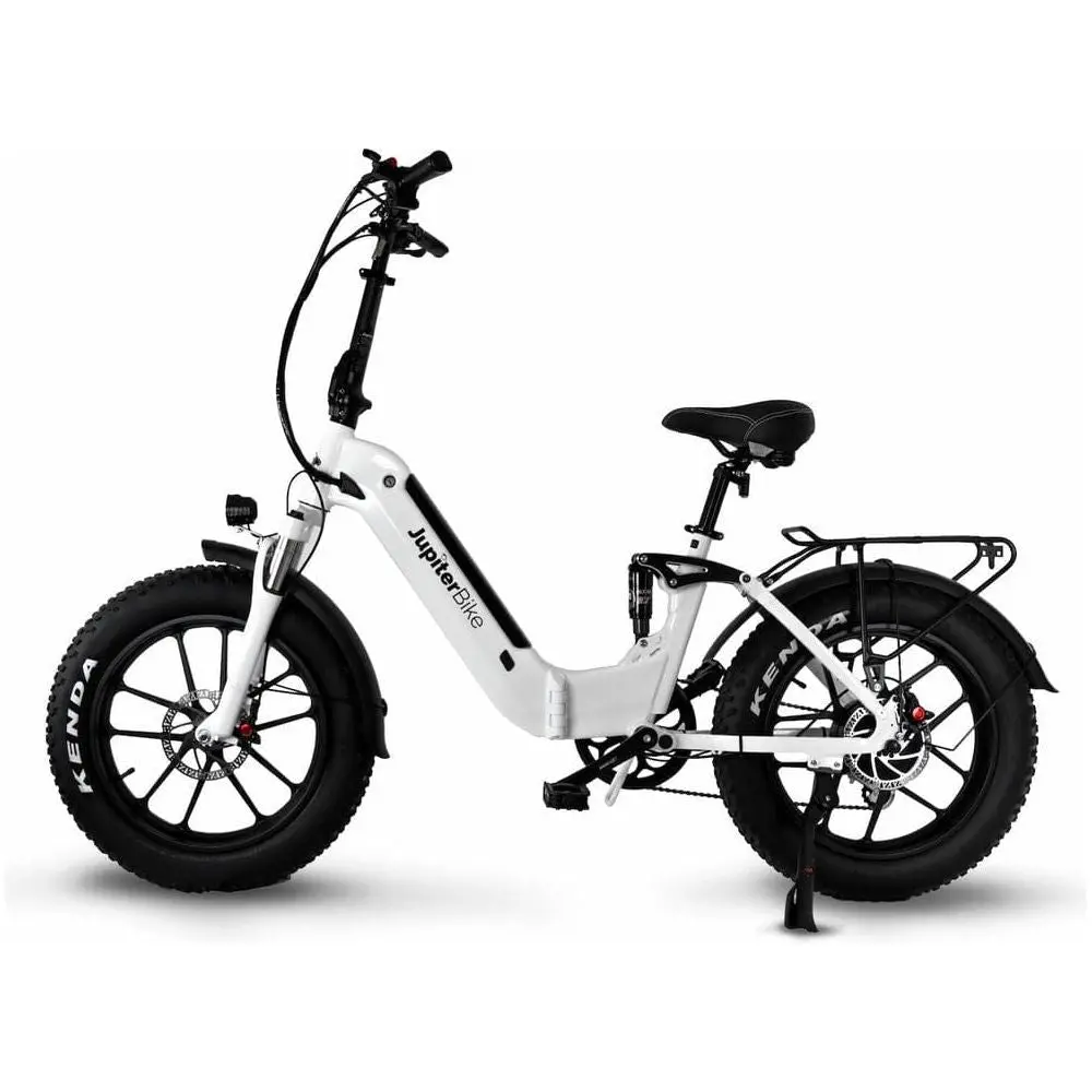Jupiterbike Defiant St Dual Shock Fat Tire Folding Electric Bike - 750 Watt, 48V 1