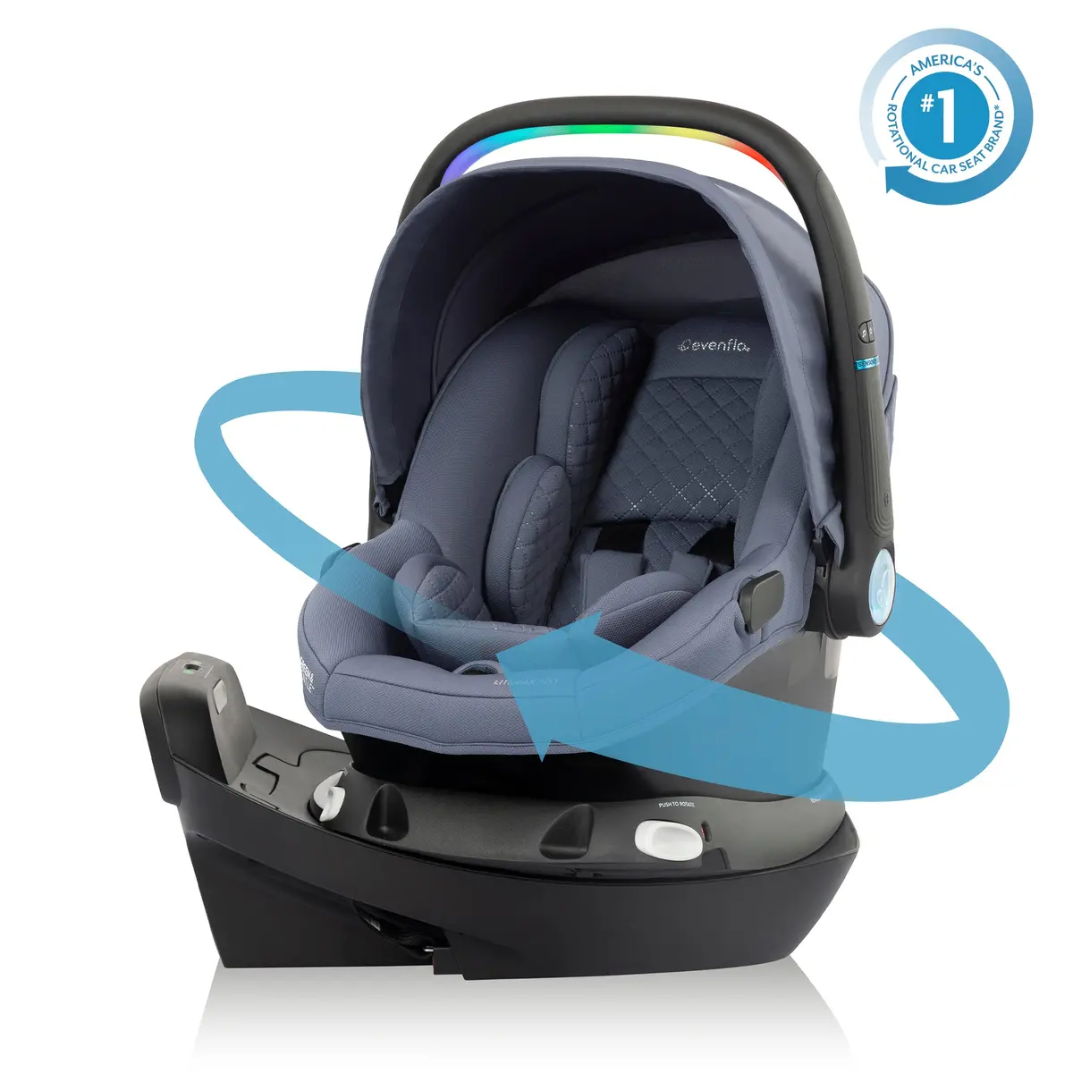 Revolve180 Litemax Nxt Rotating Infant Car Seat With Sensorysoothe 1