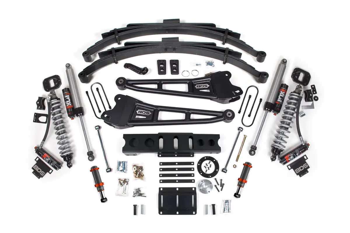 6 Inch Lift Kit W/ Radius Arm | Fox 2.5 Coil-Over Conversion - Performance Elite | Ram 3500 (13-18) 4Wd | Diesel 8
