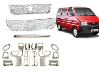 Maruti Suzuki Eeco 2010-2017 Car Chrome Combo Kit 1