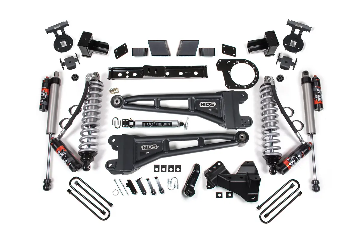 7 Inch Lift Kit W/ Radius Arm | Fox 2.5 Performance Elite | Ford F250/F350 Super Duty (23-26) | Diesel 2