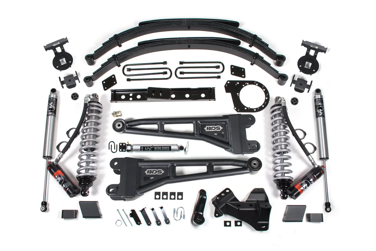 7 Inch Lift Kit W/ Radius Arm | Fox 2.5 Performance Elite | Ford F250/F350 Super Duty (23-26) | Diesel 4